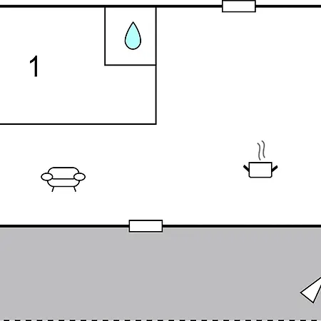 בית נופש 1 Bedroom Beautiful In *